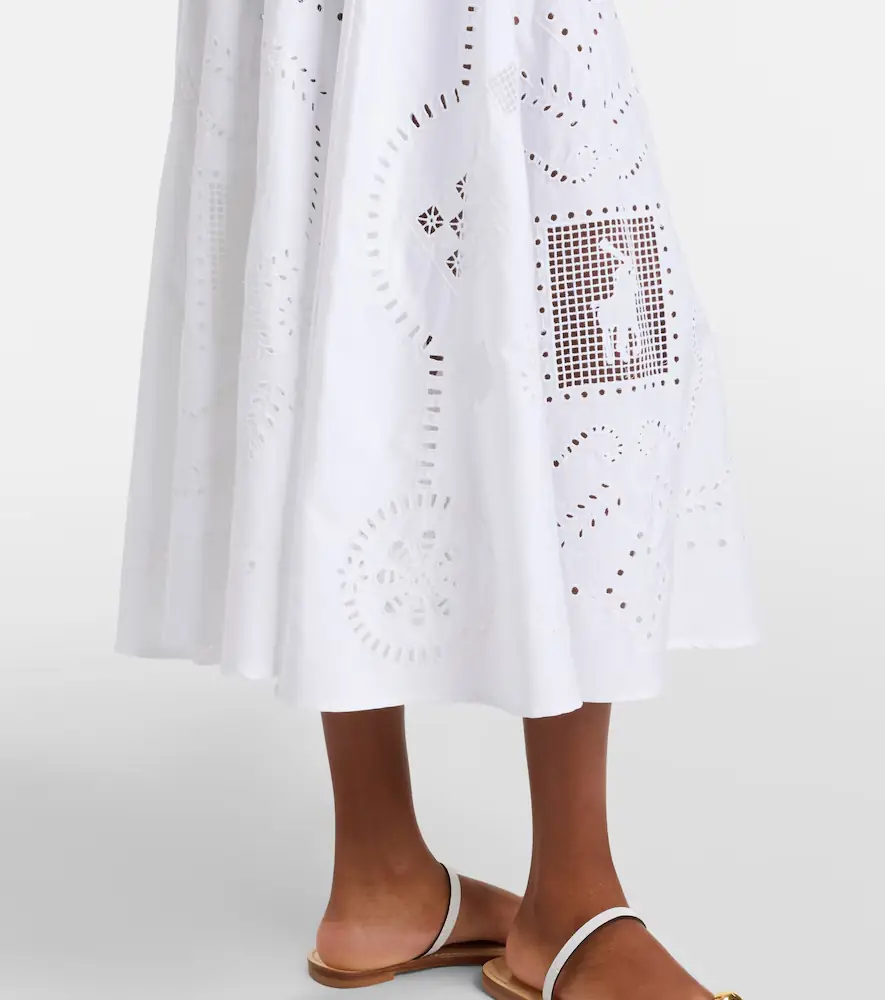 Polo Ralph Lauren Broderie anglaise cotton shirt dress | Thumbnail 3 Polo Ralph Lauren Broderie anglaise cotton shirt dress | Thumbnail 3