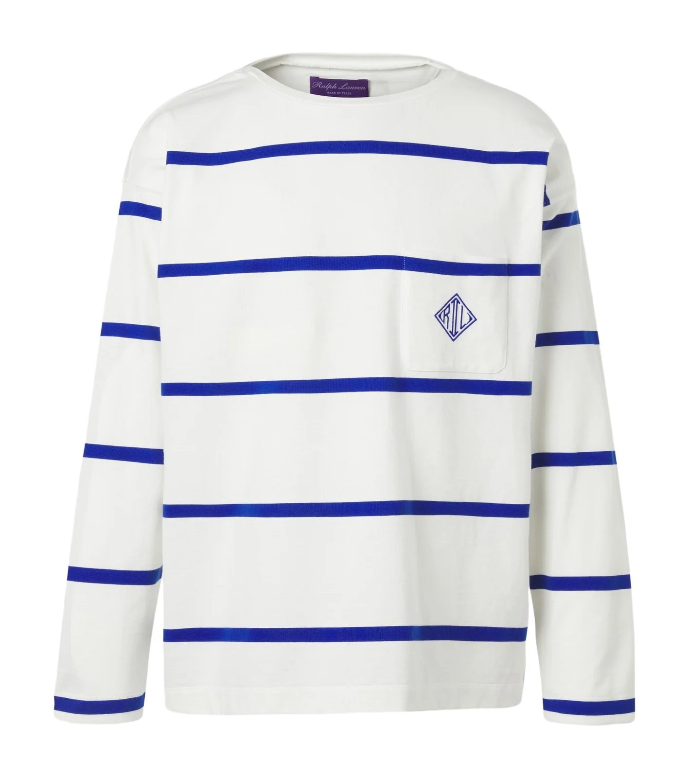 Striped cotton jersey T-shirt