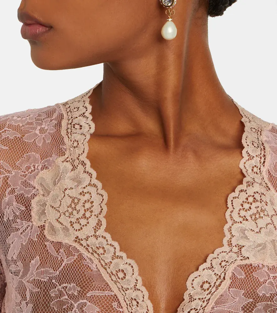 Valentino Garavani Floral sheer lace cardigan | Thumbnail 5