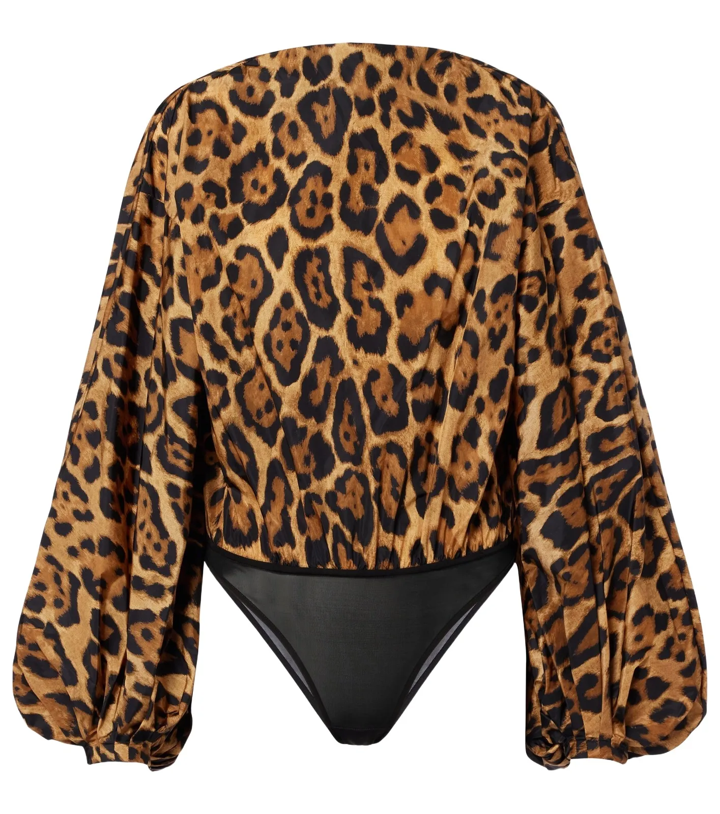 Alaïa Oversized animal-print bodysuit