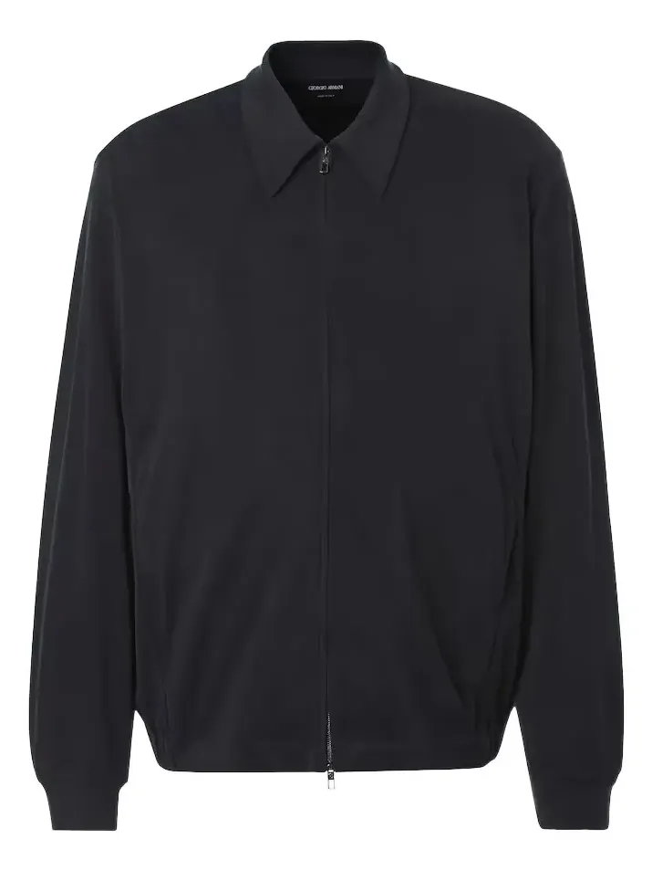 Zip-up blouson jacket Zip-up blouson jacket