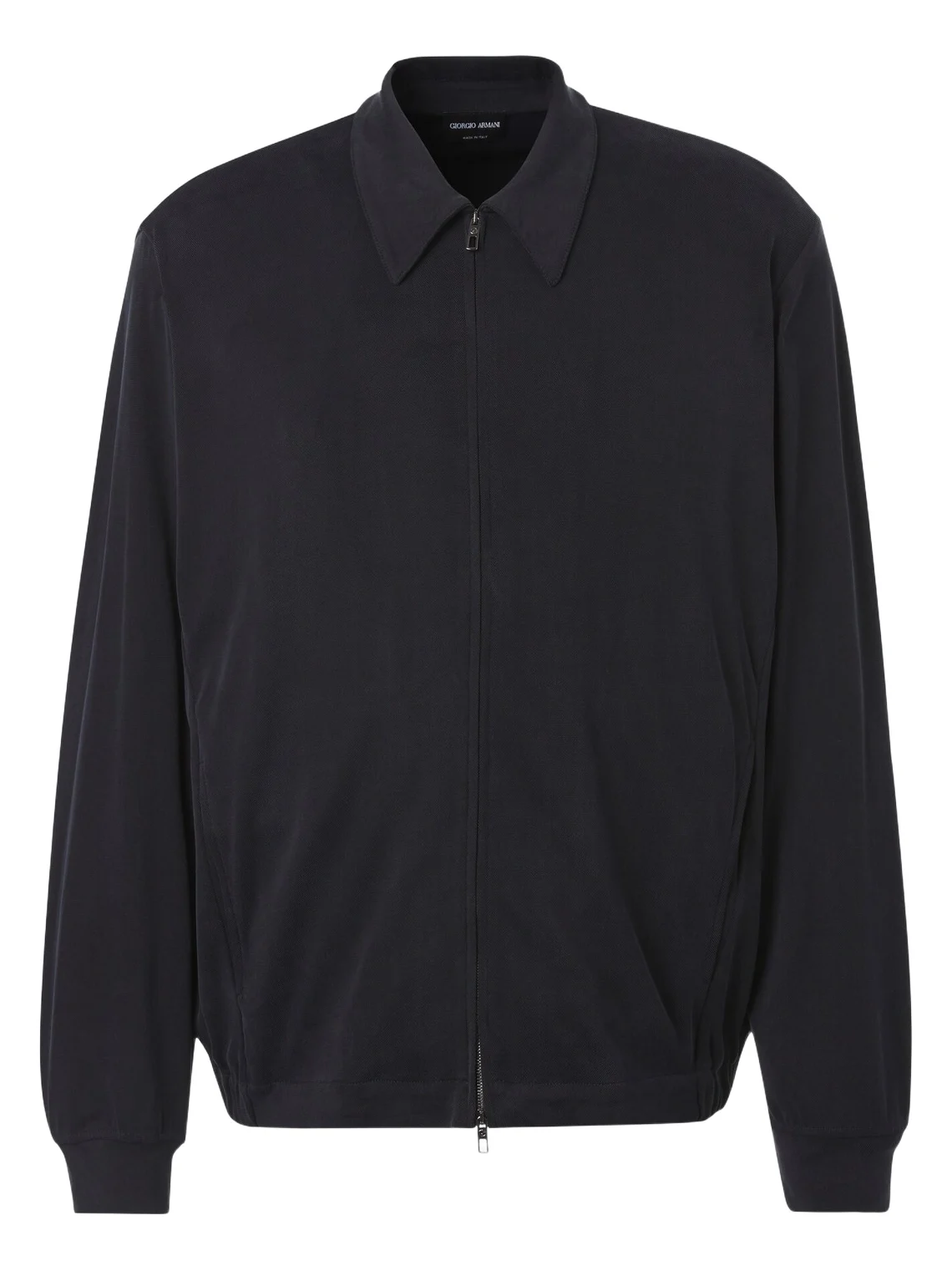 Zip-up blouson jacket
