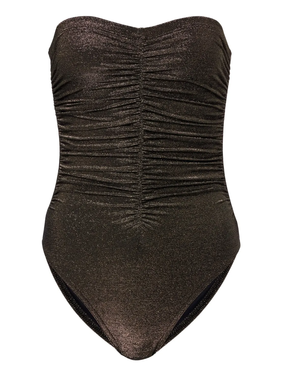 Helena ruched lamé swimsuit Helena ruched lamé swimsuit