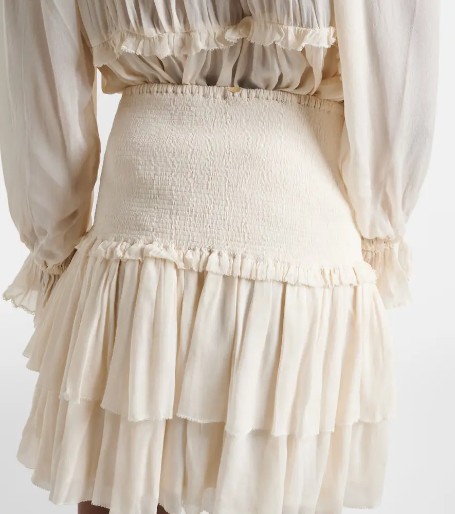 Poupette St Barth Farrah tiered miniskirt | Thumbnail 3 Poupette St Barth Farrah tiered miniskirt | Thumbnail 3