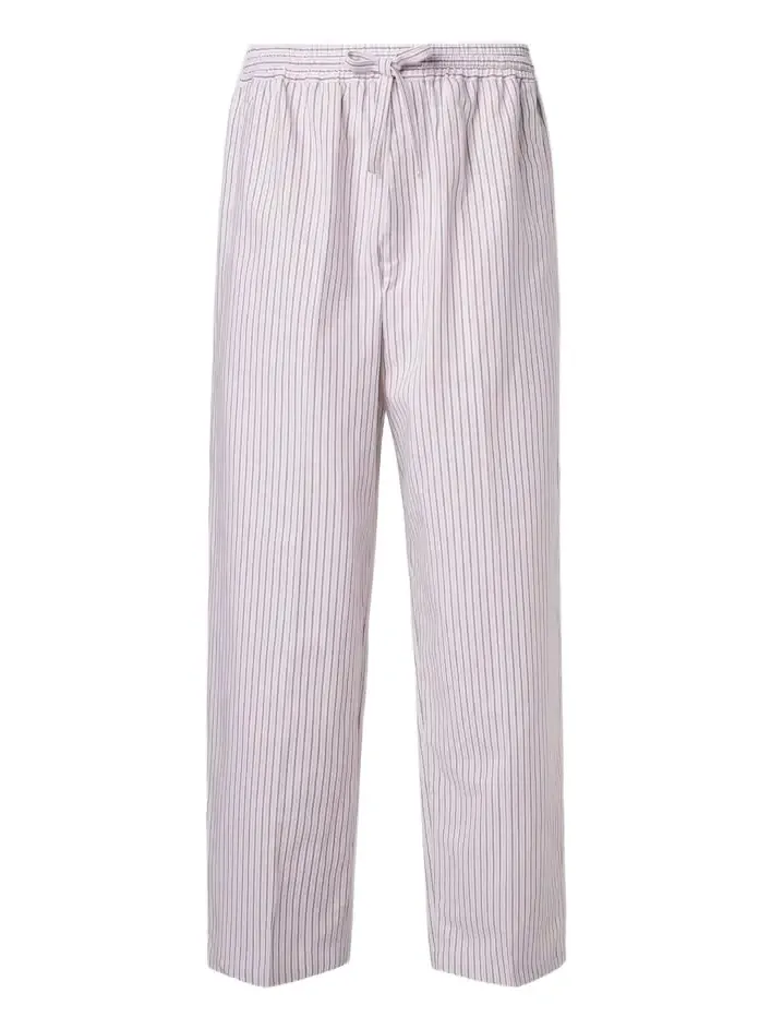 Julian cotton and silk straight pants Julian cotton and silk straight pants