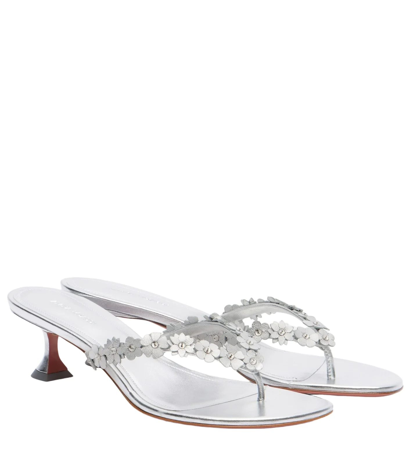 Janis embellished leather thong sandals
