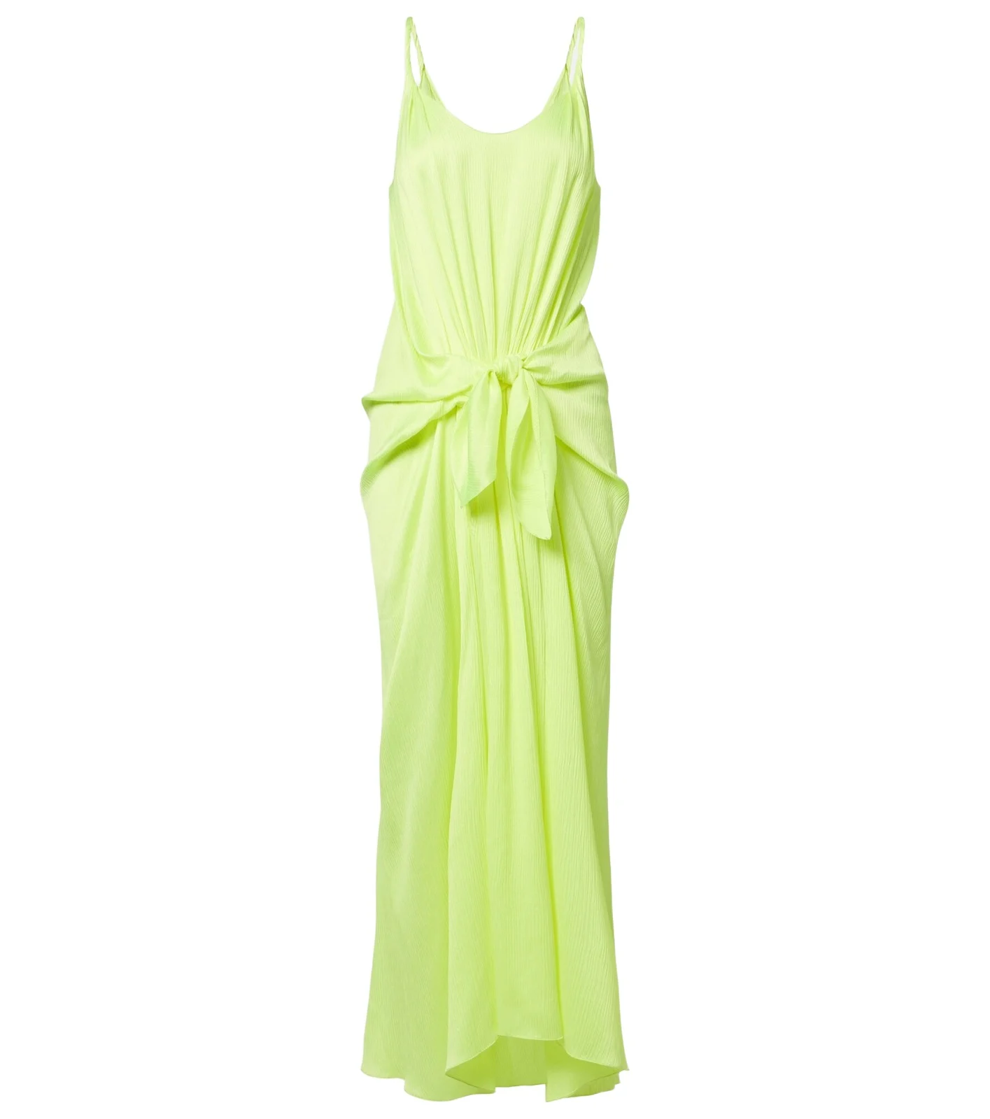 Gathered silk midi dress Gathered silk midi dress