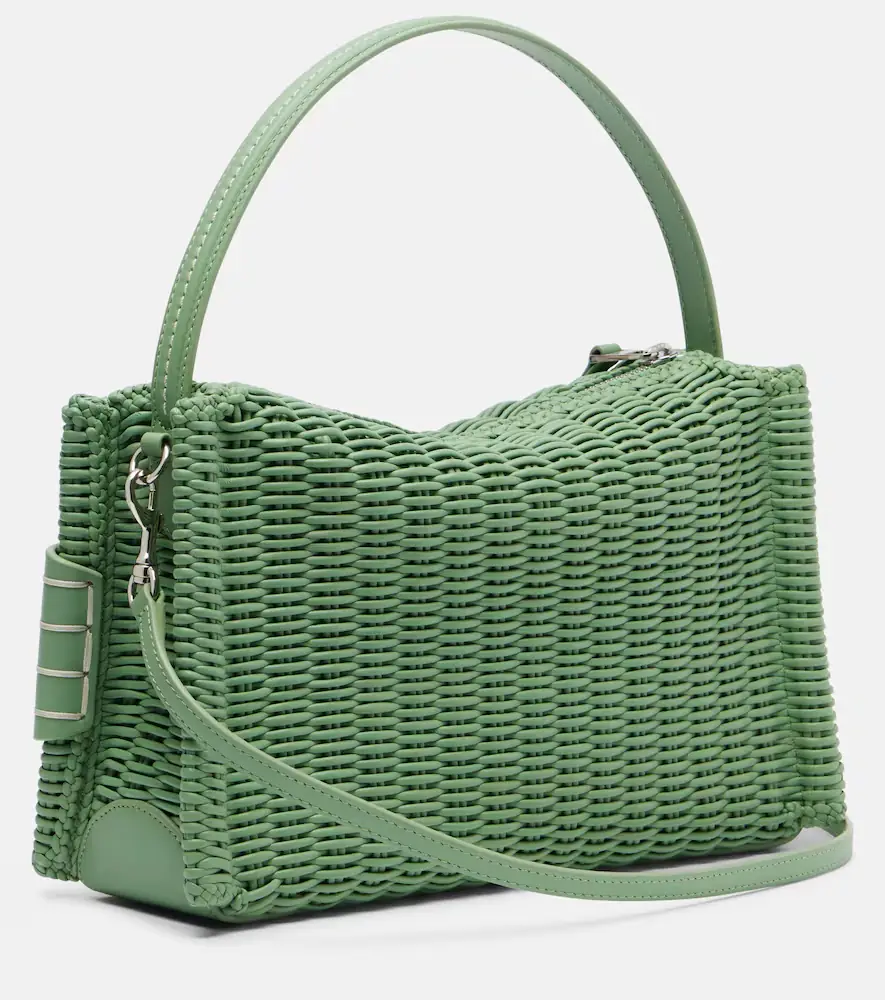 JW Anderson Loafer woven leather top-handle bag | Thumbnail 3 JW Anderson Loafer woven leather top-handle bag | Thumbnail 3