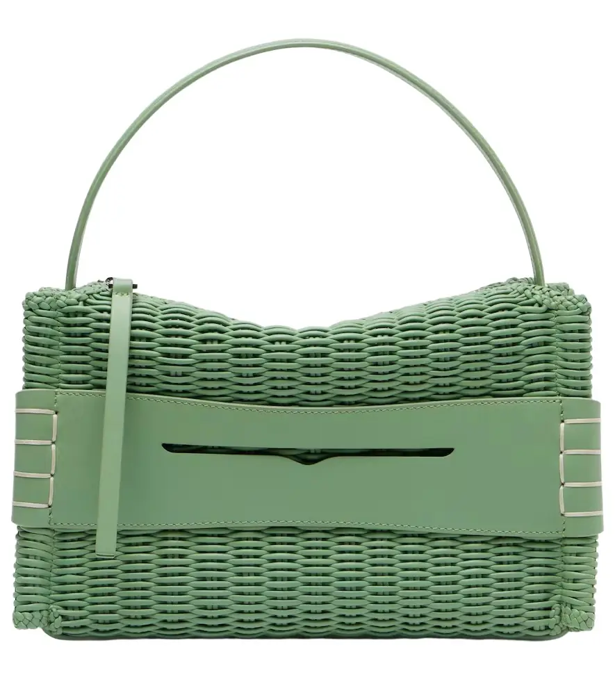 JW Anderson Loafer woven leather top-handle bag | Image 1 JW Anderson Loafer woven leather top-handle bag | Image 1