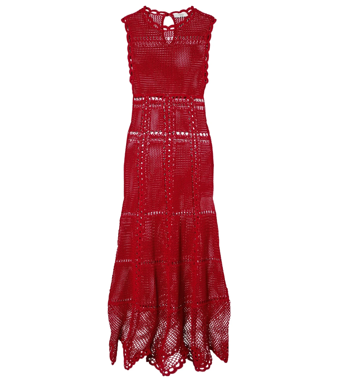 Erdem Cotton crochet midi dress