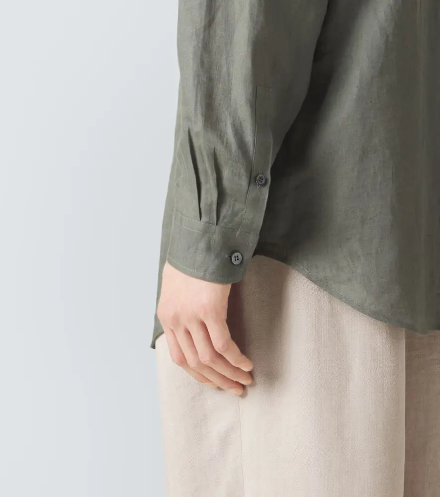 Giorgio Armani Archivio linen shirt | Thumbnail 7 Giorgio Armani Archivio linen shirt | Thumbnail 7