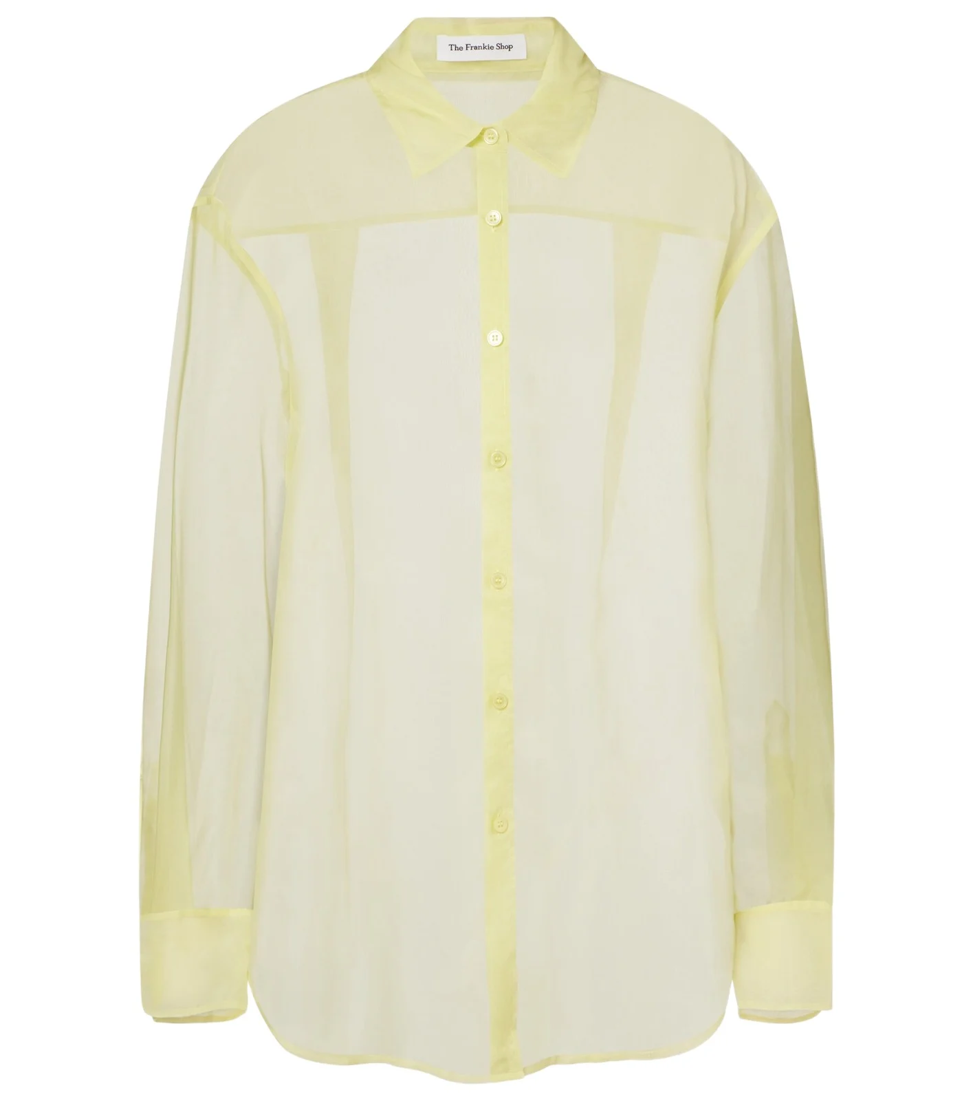 Peri sheer silk-blend shirt