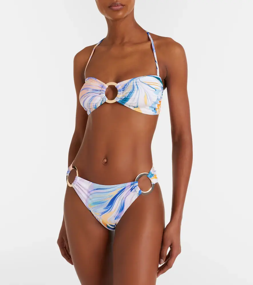 Alexandra Miro Carlotta printed bandeau bikini top | Thumbnail 3 Alexandra Miro Carlotta printed bandeau bikini top | Thumbnail 3