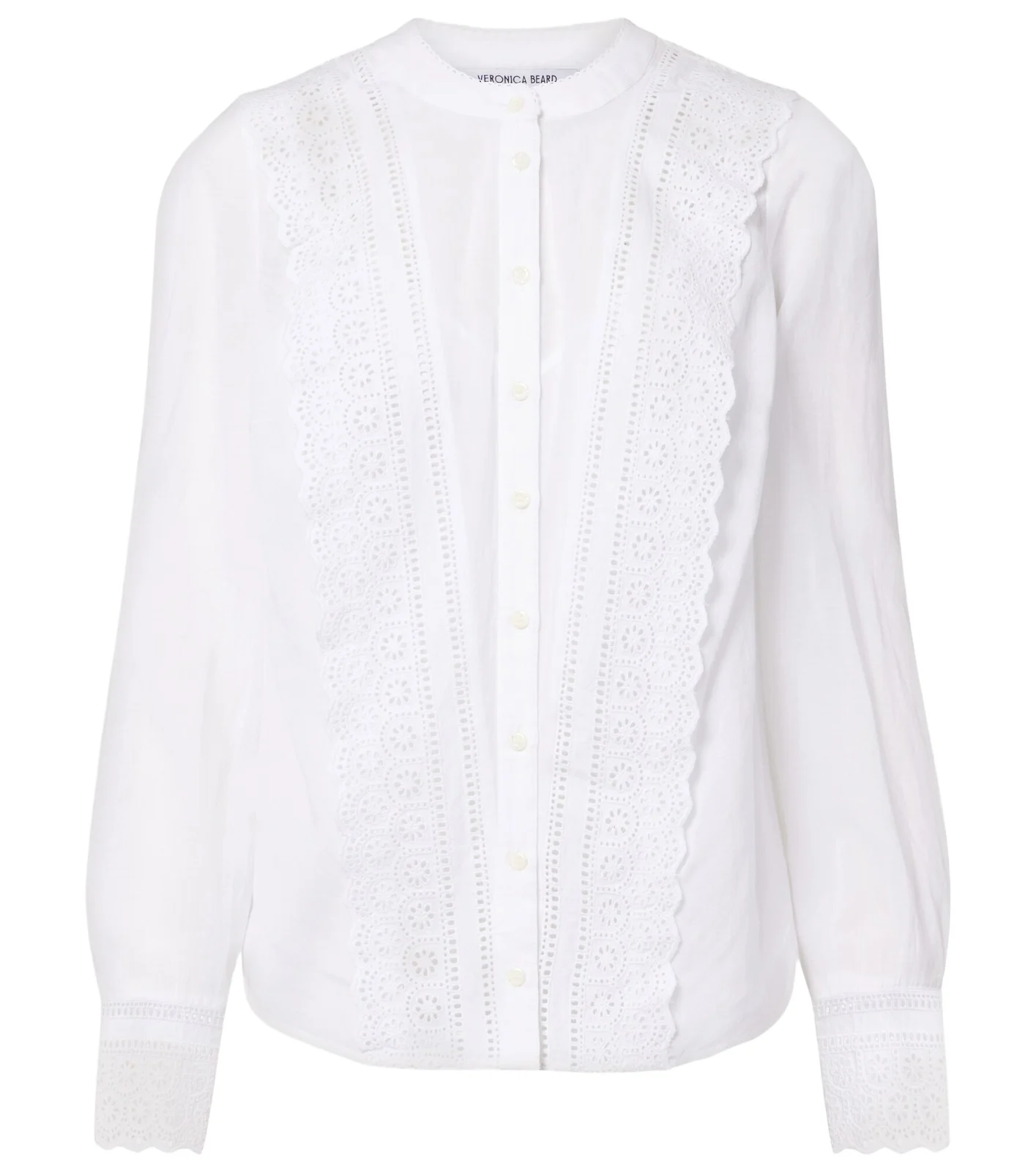 Clermont broderie anglaise cotton-blend shirt Clermont broderie anglaise cotton-blend shirt