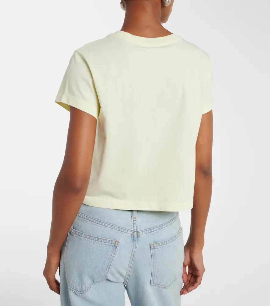AGOLDE Adine cropped cotton jersey T-shirt | Thumbnail 2