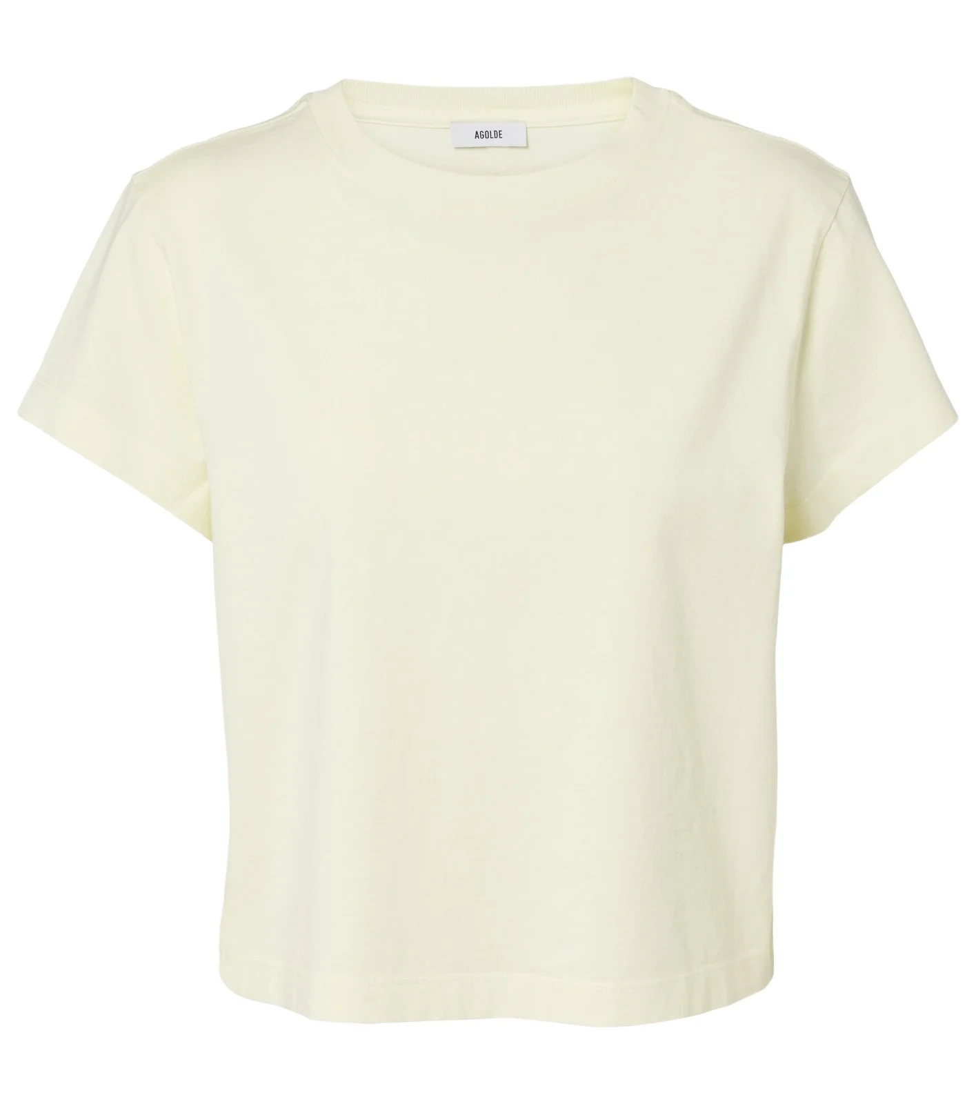AGOLDE Adine cropped cotton jersey T-shirt