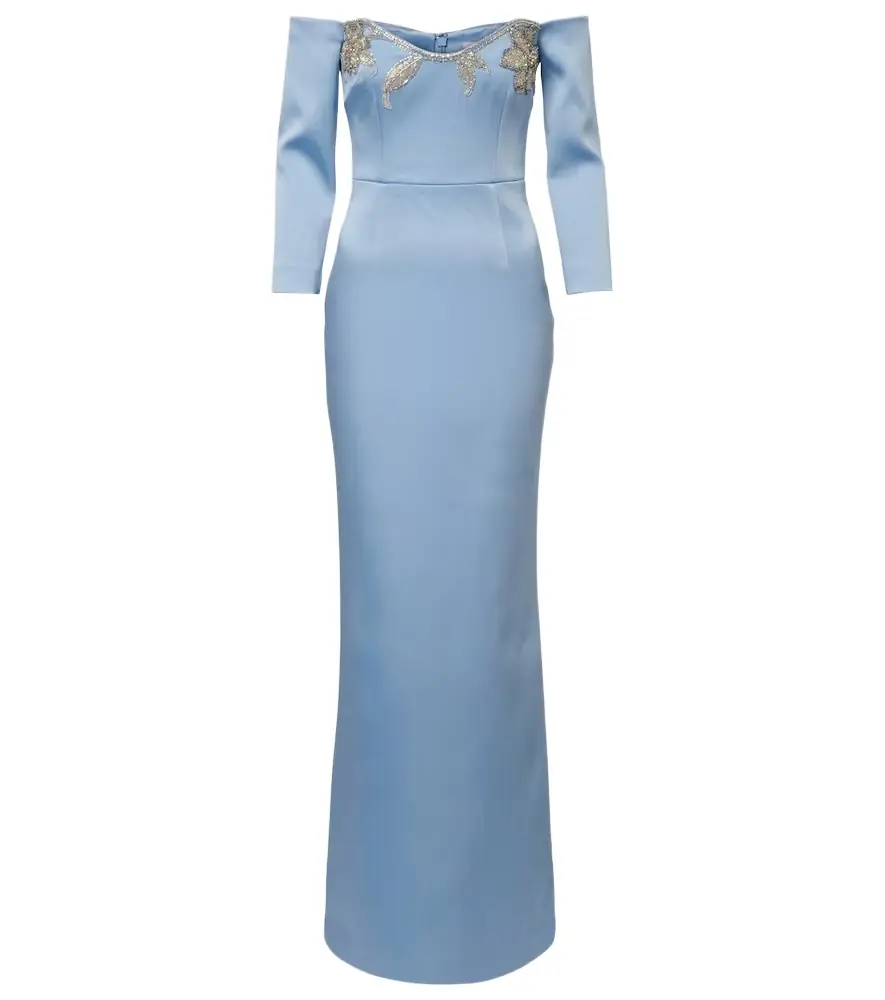 Rebecca Vallance Kai embellished satin bustier gown | Image 1 Rebecca Vallance Kai embellished satin bustier gown | Image 1