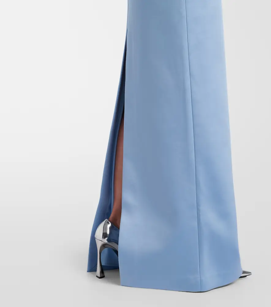 Rebecca Vallance Kai off-shoulder satin gown | Thumbnail 3 Rebecca Vallance Kai off-shoulder satin gown | Thumbnail 3