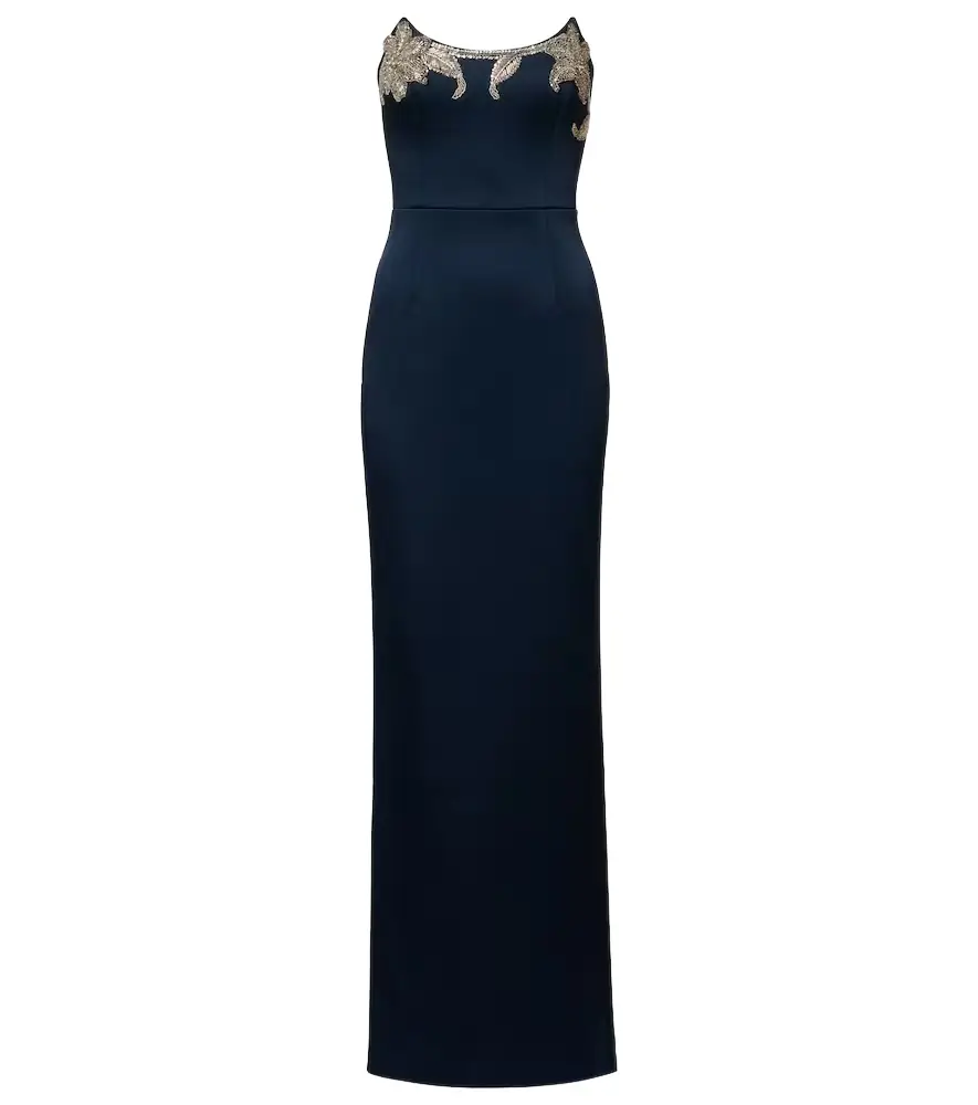 Rebecca Vallance Lessa embellished satin bustier gown | Image 1 Rebecca Vallance Lessa embellished satin bustier gown | Image 1
