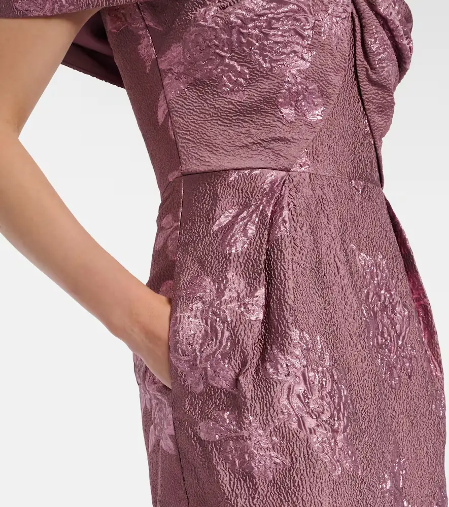 Rebecca Vallance Levinia off-shoulder brocade gown | Thumbnail 4 Rebecca Vallance Levinia off-shoulder brocade gown | Thumbnail 4