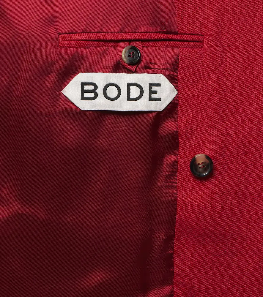 BODE Double-breasted linen blazer | Thumbnail 2 BODE Double-breasted linen blazer | Thumbnail 2