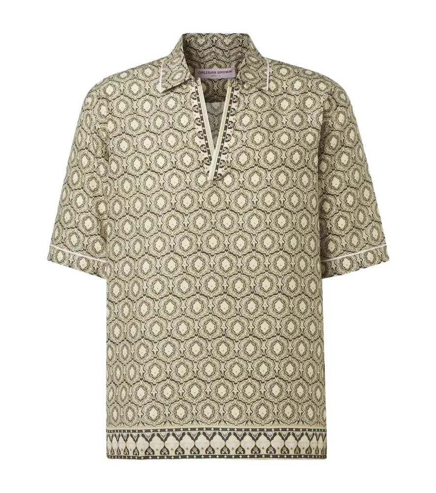 Orlebar Brown Ridley printed shirt | Image 1 Orlebar Brown Ridley printed shirt | Image 1