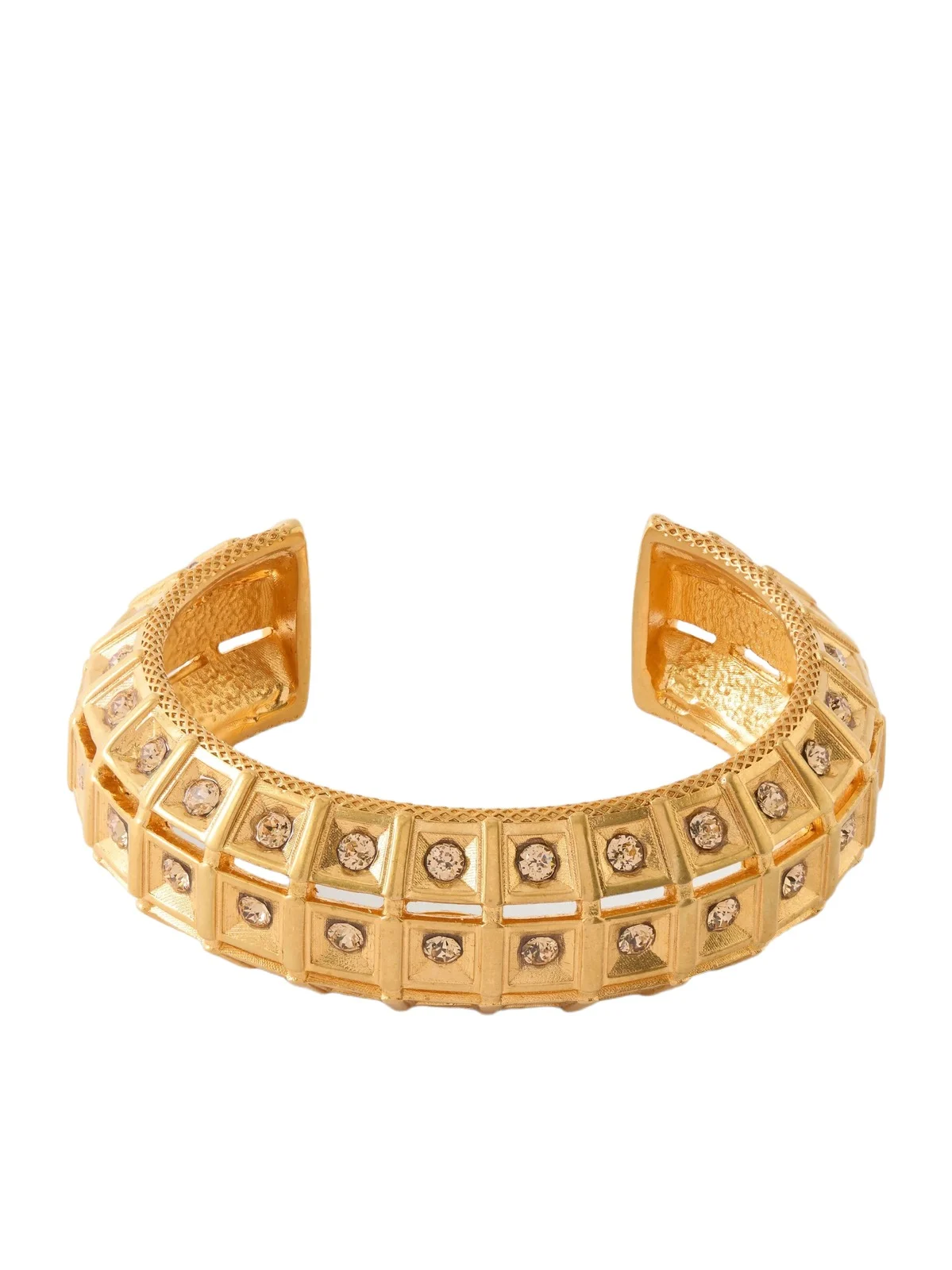 Lobster Vibe Gold-plated Crystal Cuff Lobster Vibe Gold-plated Crystal Cuff