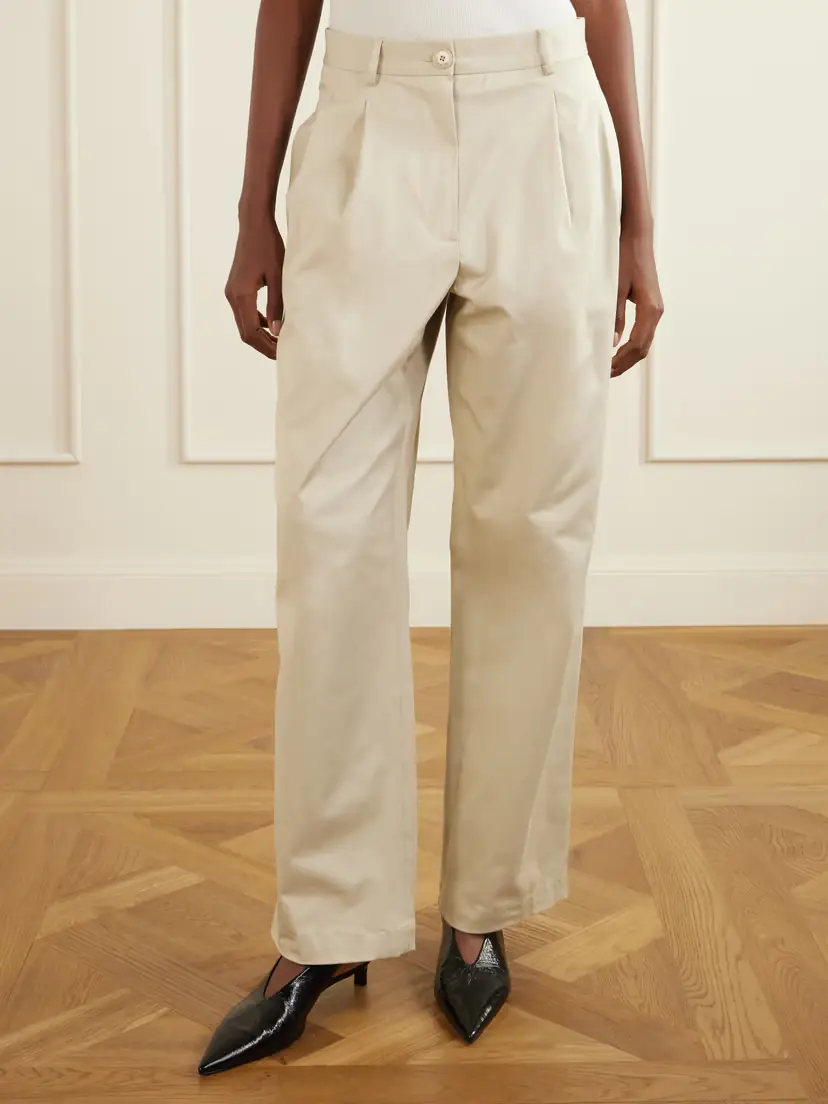 The Frankie Shop Norstrand Cotton-blend Wide-leg Pants | Thumbnail 3 The Frankie Shop Norstrand Cotton-blend Wide-leg Pants | Thumbnail 3
