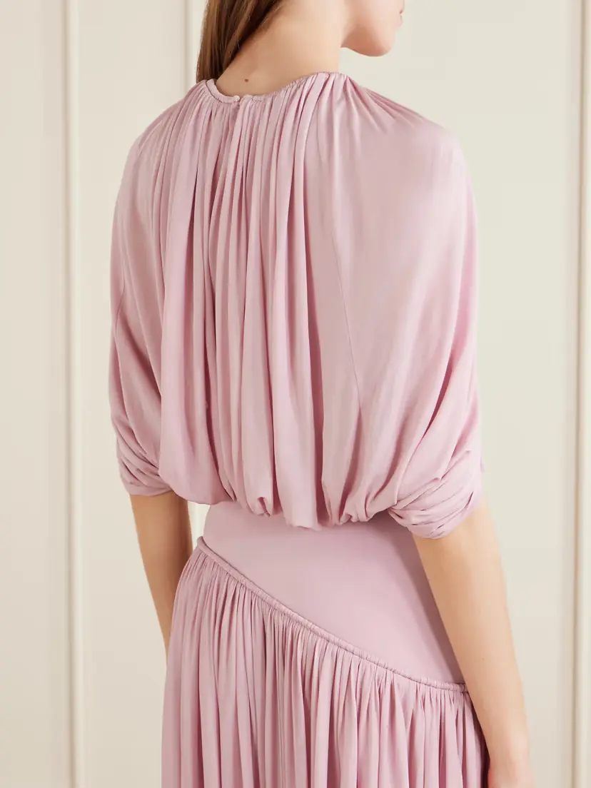 Zimmermann Alchemy Cape-effect Draped Crepe Blouse | Thumbnail 3 Zimmermann Alchemy Cape-effect Draped Crepe Blouse | Thumbnail 3