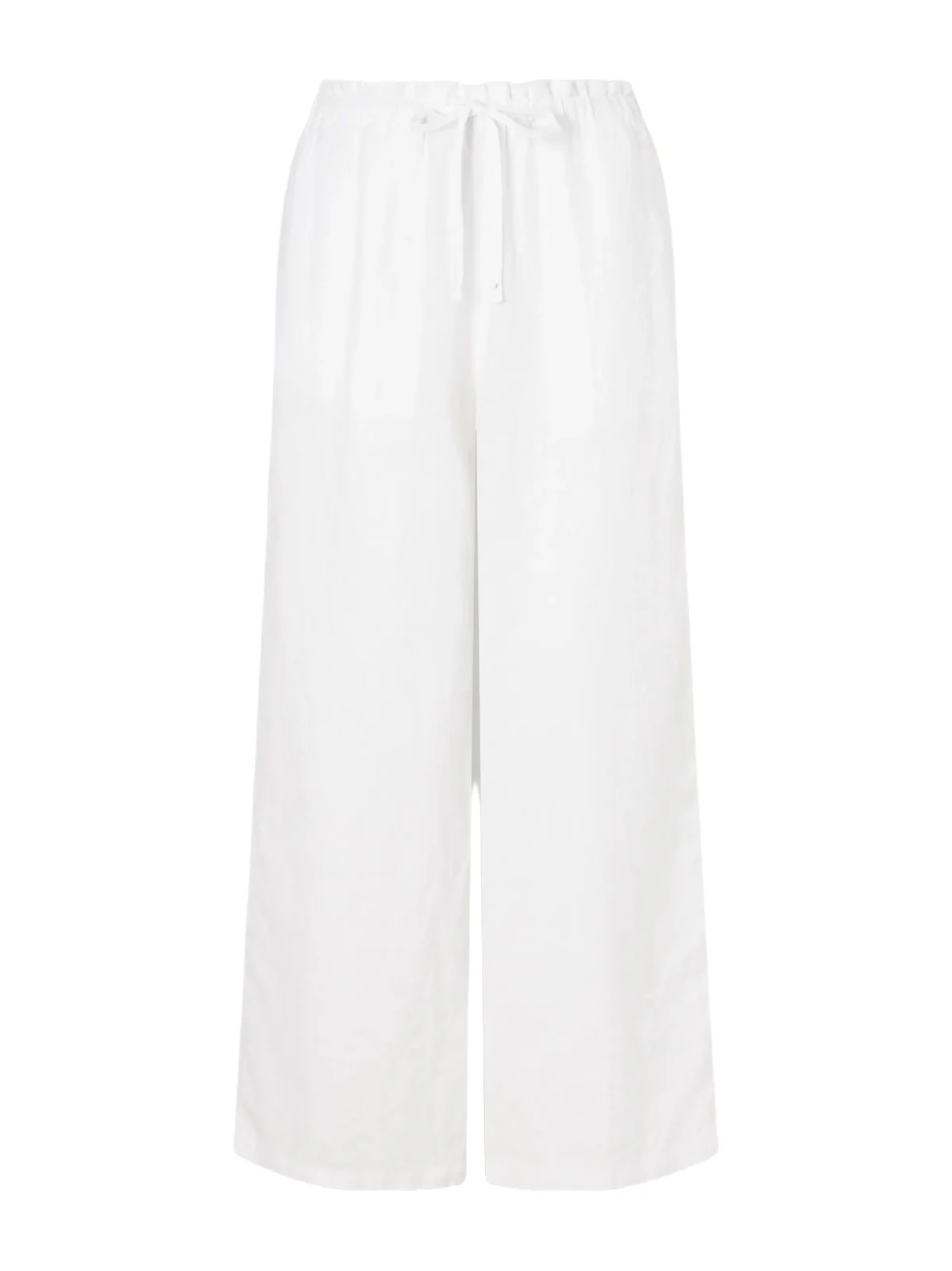 Linen Straight-leg Pants