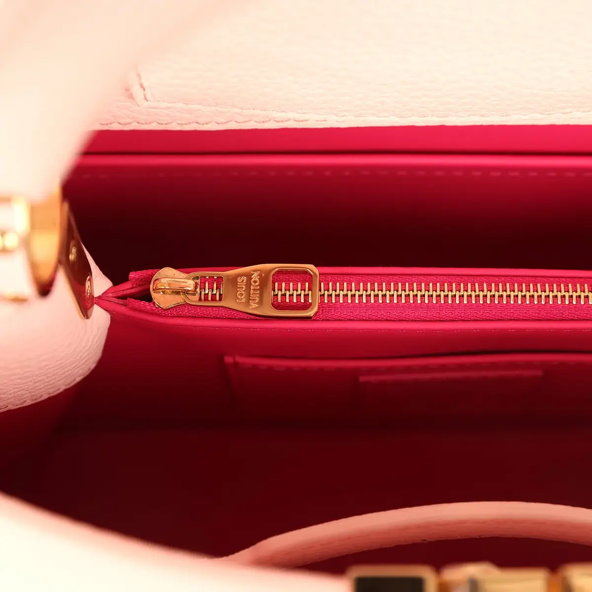 Louis Vuitton Louis Vuitton X Takashi Murakami Panda Capucines BB Opal Pink Taurillon Leather Gold Hardware | Thumbnail 9 Louis Vuitton Louis Vuitton X Takashi Murakami Panda Capucines BB Opal Pink Taurillon Leather Gold Hardware | Thumbnail 9