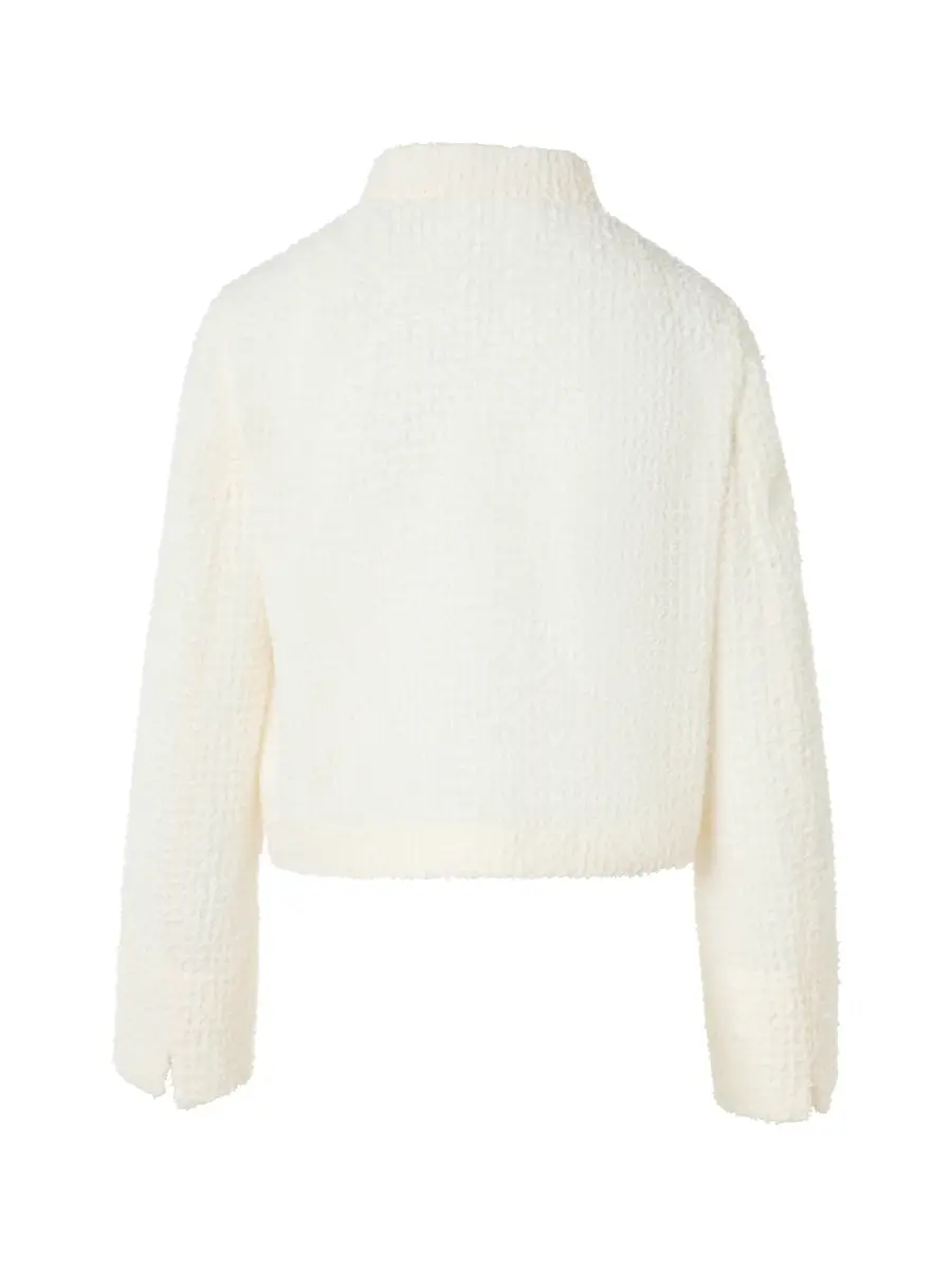 Akris Hockney Cropped Fringed Bolero Jacket | Thumbnail 2 Akris Hockney Cropped Fringed Bolero Jacket | Thumbnail 2