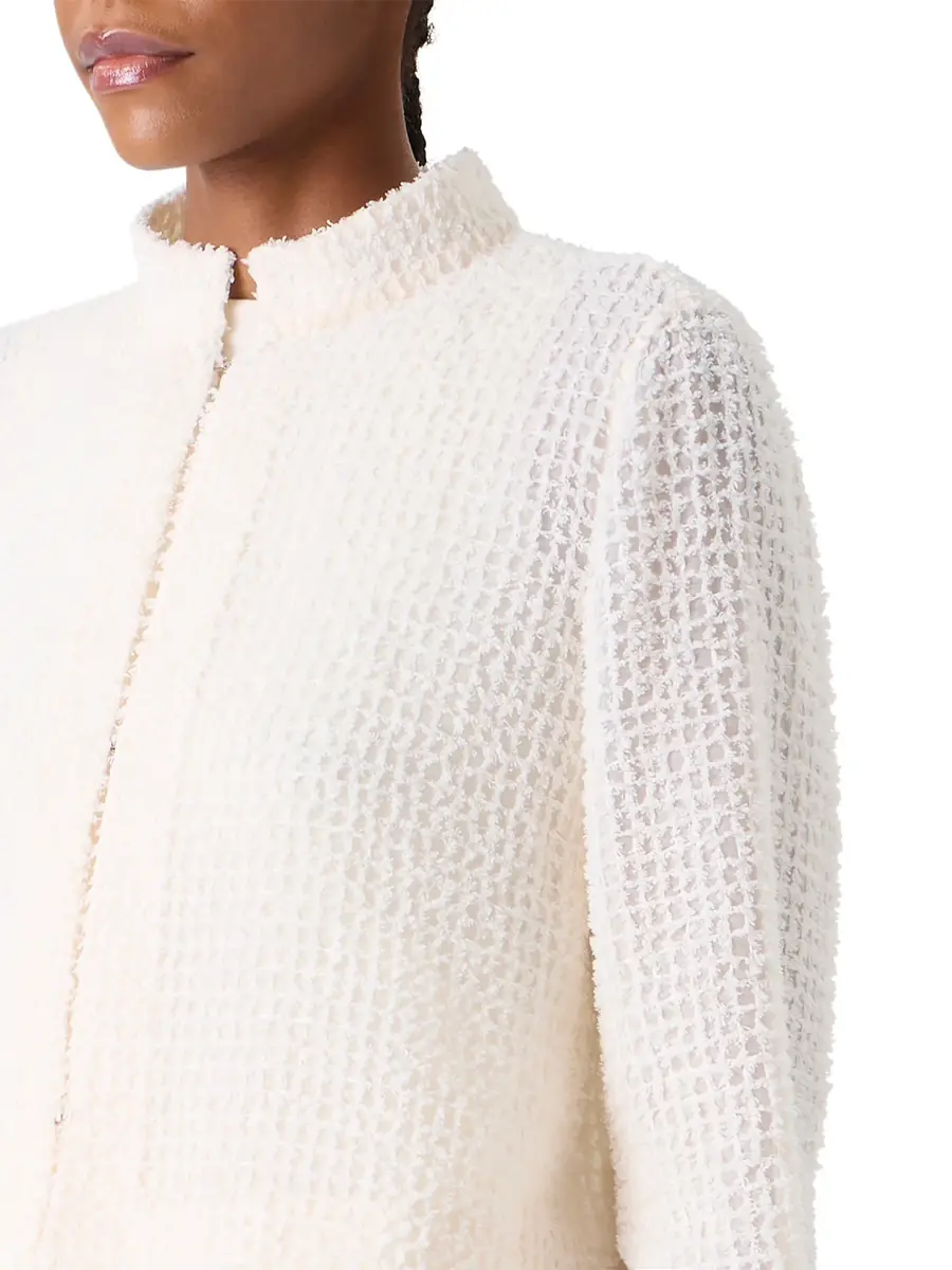 Akris Hockney Cropped Fringed Bolero Jacket | Thumbnail 5 Akris Hockney Cropped Fringed Bolero Jacket | Thumbnail 5