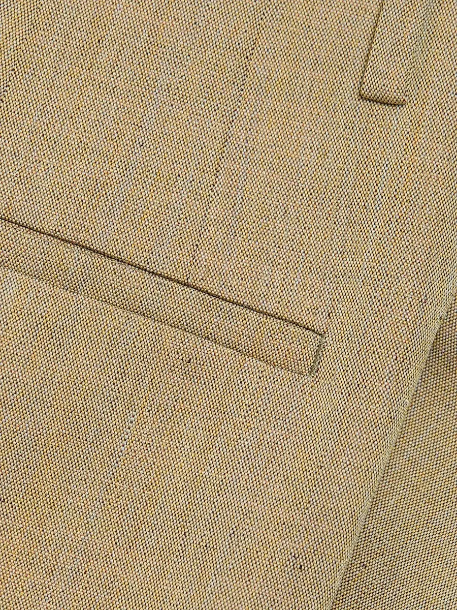 Bottega Veneta Women's Tapered Wool-Linen Blend Trousers | Thumbnail 7 Bottega Veneta Women's Tapered Wool-Linen Blend Trousers | Thumbnail 7