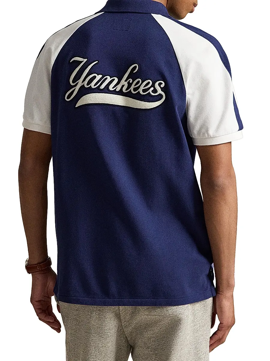 Polo Ralph Lauren Men's x Major League Baseball Yankees Cotton Polo Shirt | Thumbnail 4