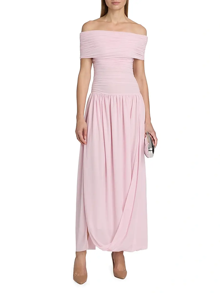 Ronny Kobo Women's Irulan Jersey Off-The-Shoulder Maxi Dress | Thumbnail 3 Ronny Kobo Women's Irulan Jersey Off-The-Shoulder Maxi Dress | Thumbnail 3