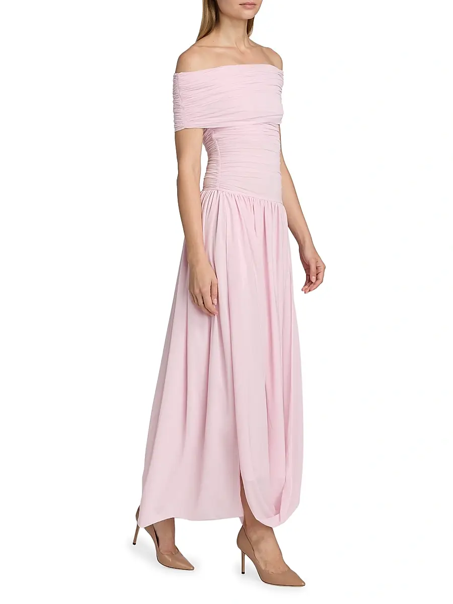 Ronny Kobo Women's Irulan Jersey Off-The-Shoulder Maxi Dress | Thumbnail 4 Ronny Kobo Women's Irulan Jersey Off-The-Shoulder Maxi Dress | Thumbnail 4