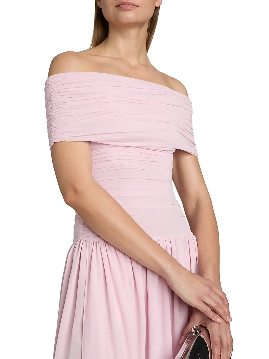 Ronny Kobo Women's Irulan Jersey Off-The-Shoulder Maxi Dress | Thumbnail 6 Ronny Kobo Women's Irulan Jersey Off-The-Shoulder Maxi Dress | Thumbnail 6
