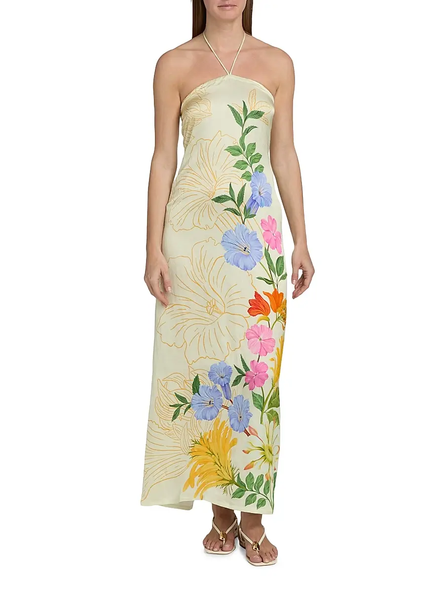 VERANDAH Women's Ammama Floral Garden Dress | Thumbnail 3 VERANDAH Women's Ammama Floral Garden Dress | Thumbnail 3