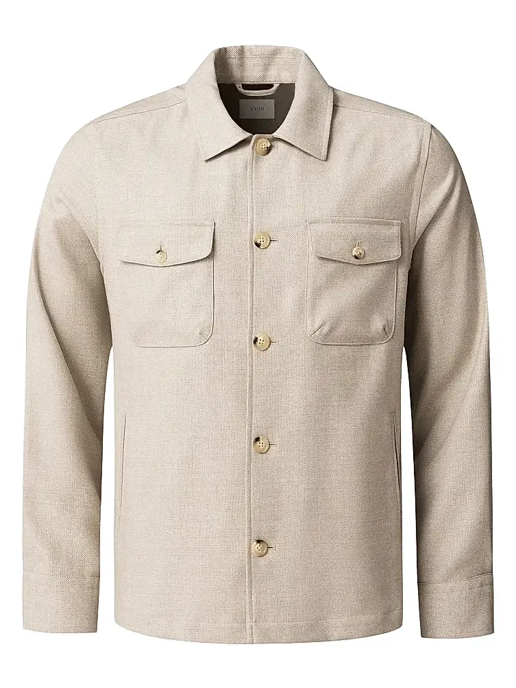 Men's Wool-Cashmere Overshirt Men's Wool-Cashmere Overshirt