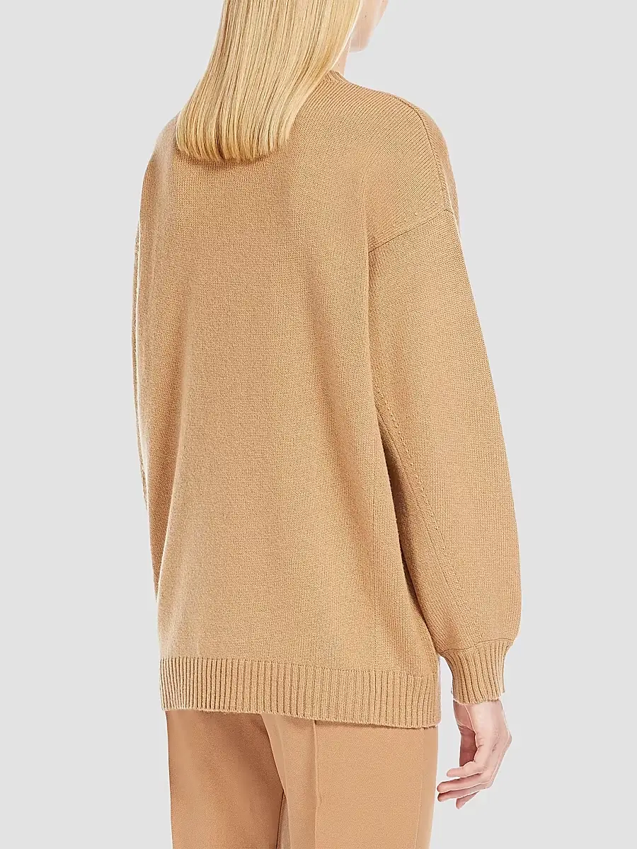 Max Mara Women's Wool and Cashmere Jumper - Powder | Thumbnail 3 Max Mara Women's Wool and Cashmere Jumper - Powder | Thumbnail 3