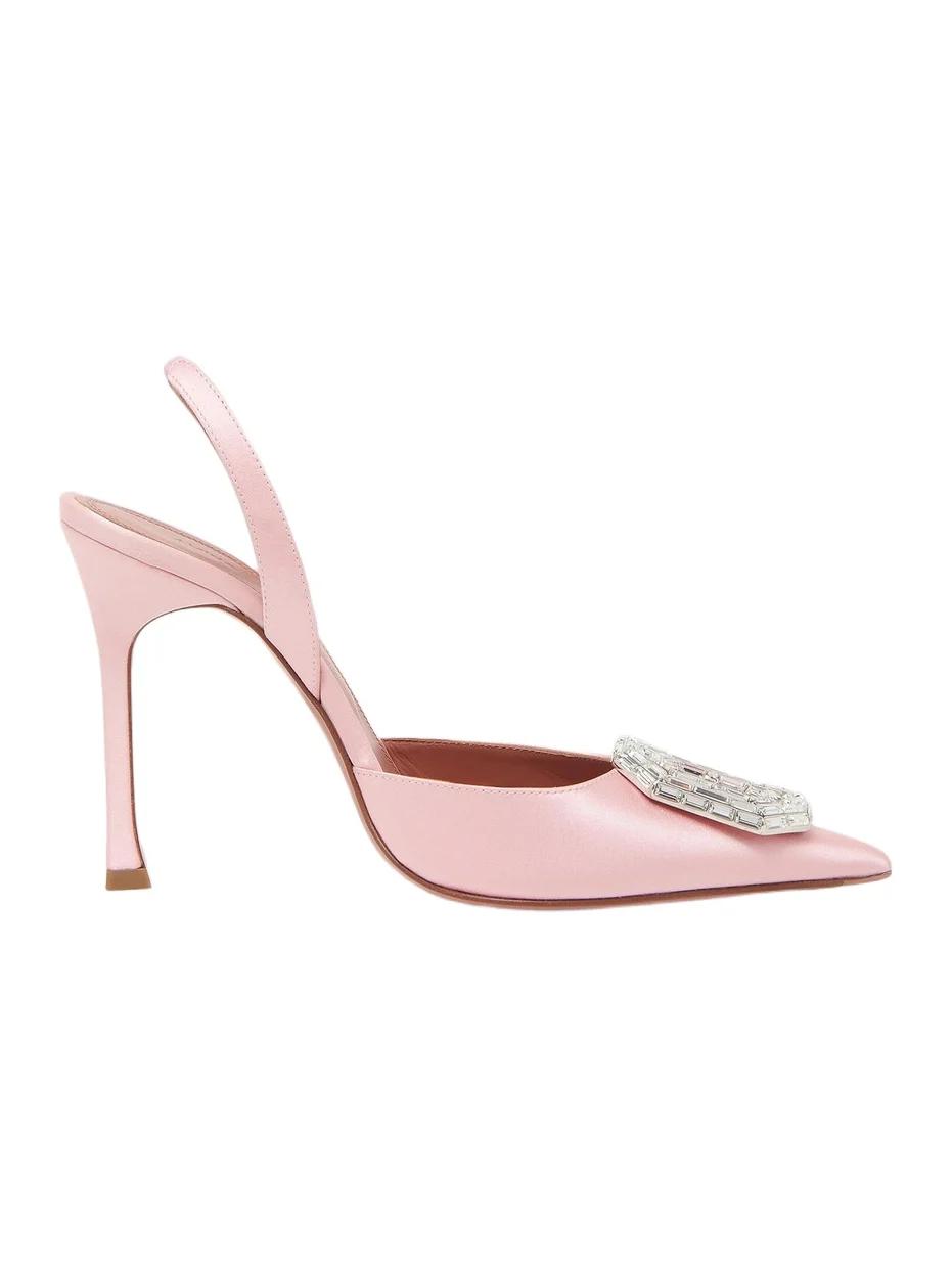 Women's Camelia 105MM Satin Slingback Sandals Women's Camelia 105MM Satin Slingback Sandals