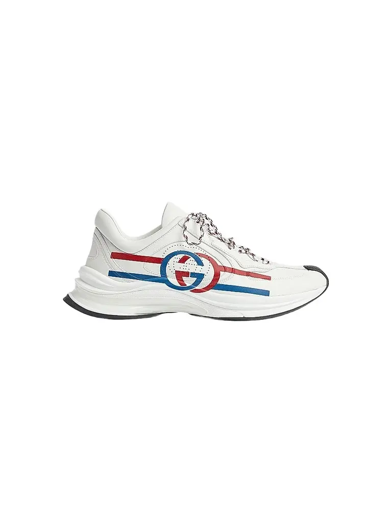 Gucci Men's Run Sneaker - White - Size 10.5 | Image 1 Gucci Men's Run Sneaker - White - Size 10.5 | Image 1