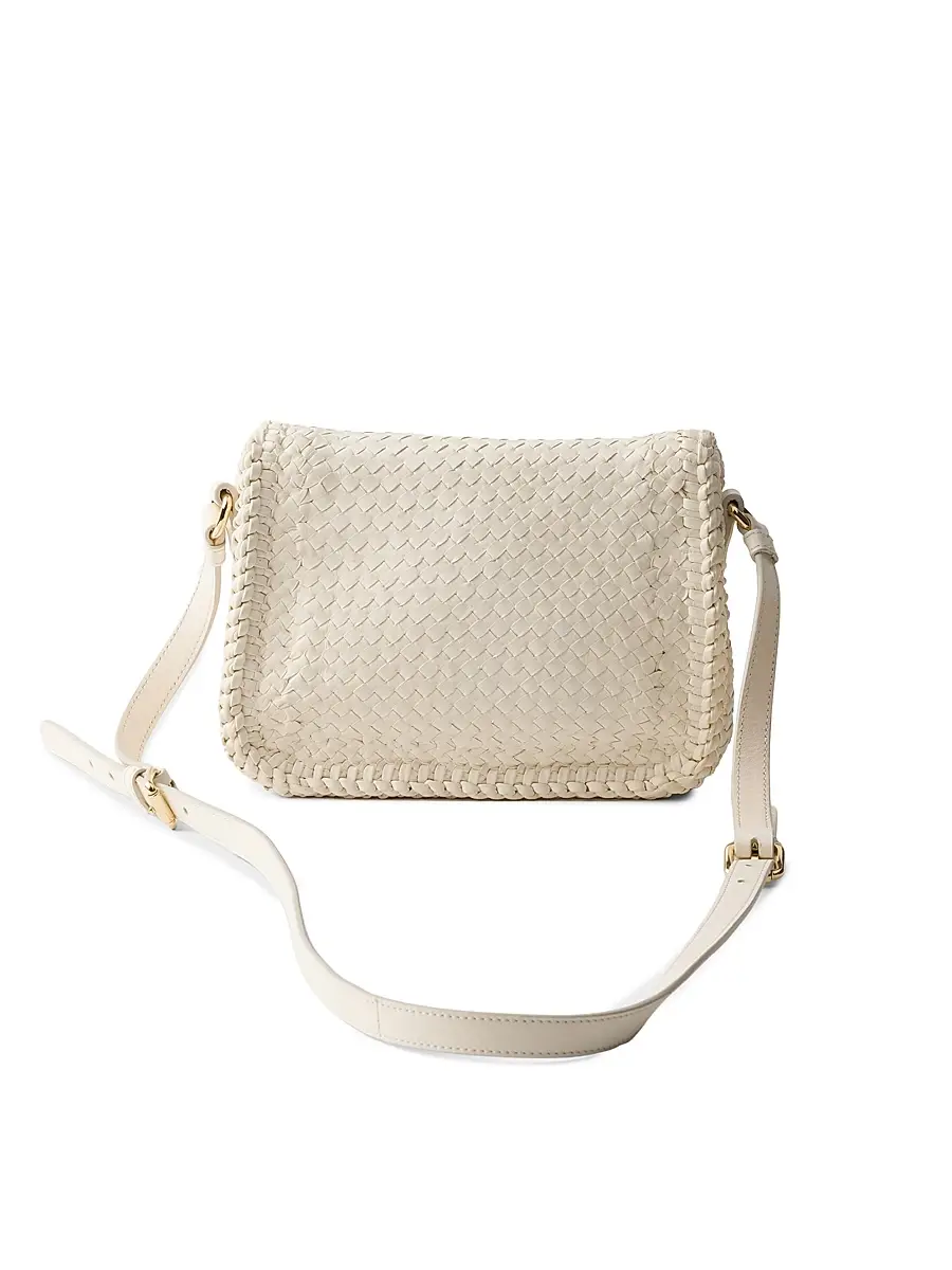 Prada Women's Woven Leather Mini Shoulder Bag | Thumbnail 5