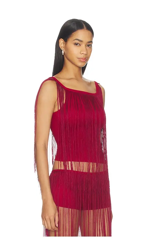 1XBLUE Long Fringe Tank Top | Thumbnail 2