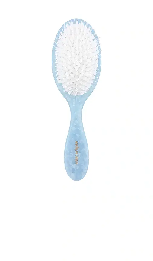 Solar Eclipse Hand-painted Hydrangea Amazing Hair Day Brush | Thumbnail 2