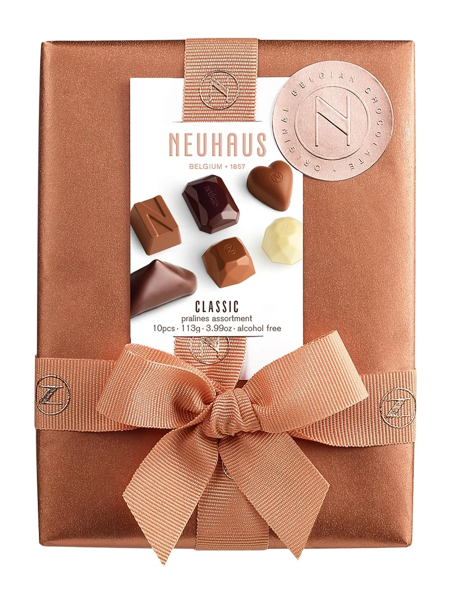 Neuhaus Chocolate 10-Piece Classic Ballotin Pralines Assortment
