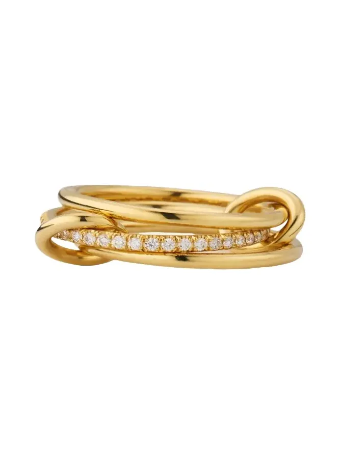 18K Yellow Gold Sonny 3 Link Ring 18K Yellow Gold Sonny 3 Link Ring