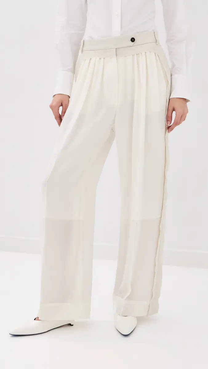 FRENKEN Flow Gathered Silk Pants | Thumbnail 2 FRENKEN Flow Gathered Silk Pants | Thumbnail 2