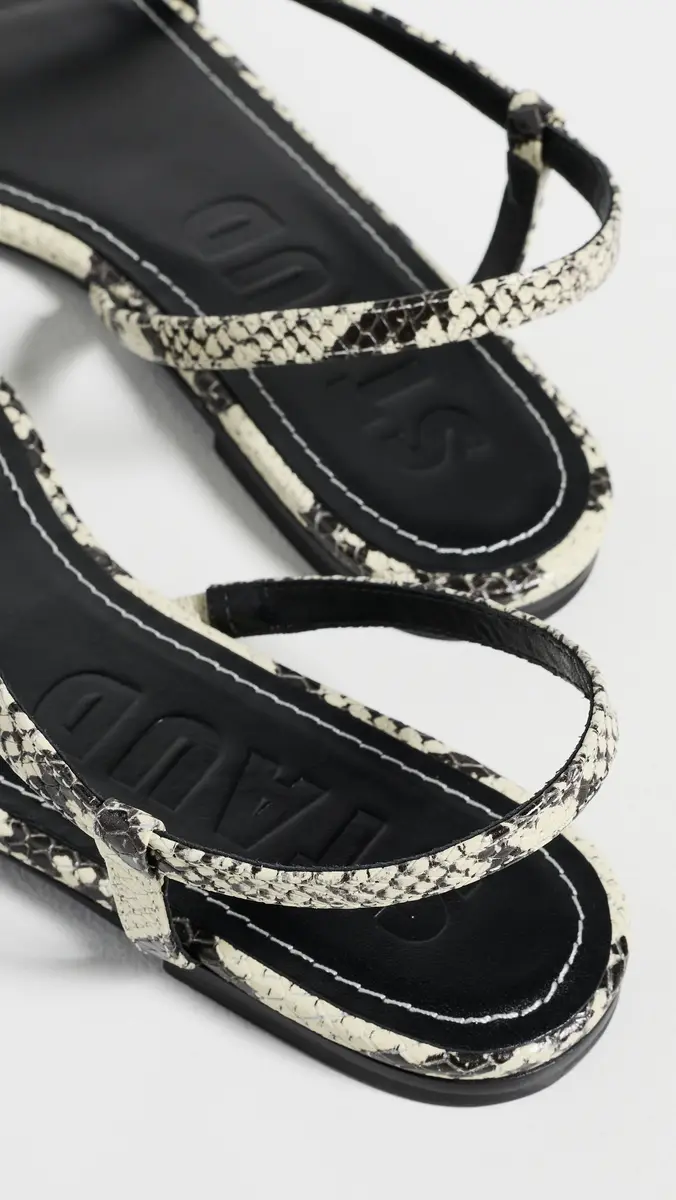 STAUD Louden Sandals White Snake | Thumbnail 4 STAUD Louden Sandals White Snake | Thumbnail 4